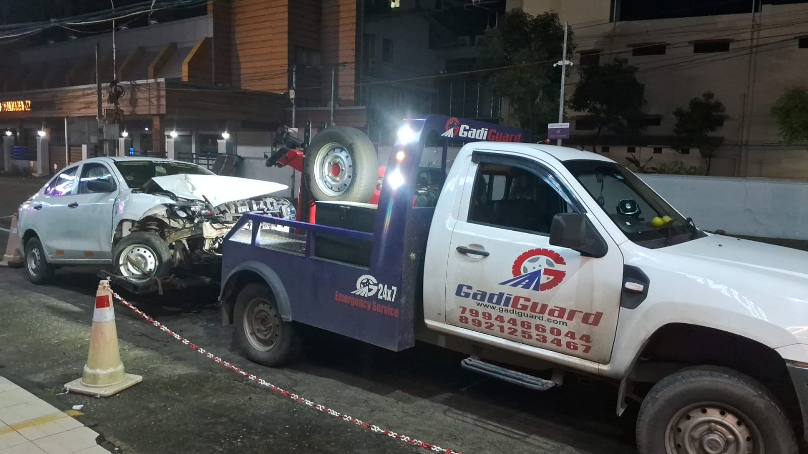 Recovery Van in Willingdon Island towing a car - Towing Service in Willingdon Island